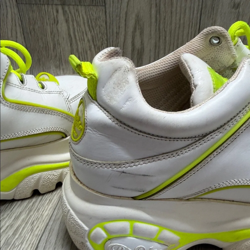 Buffalo Platform Sneakers with Neon Accents